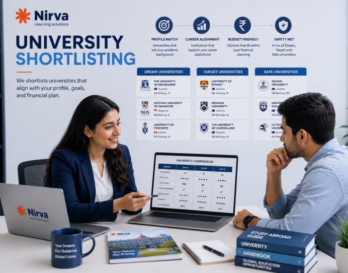 University Short Listing